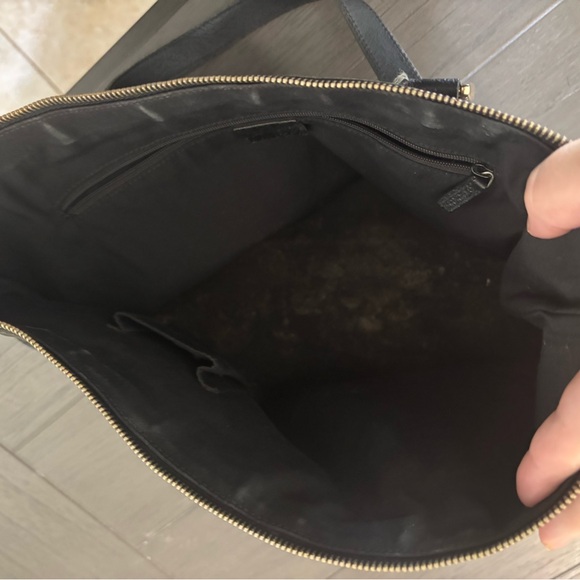 Authentic Gucci Black Tote with Gold Hardware - Picture 4 of 5